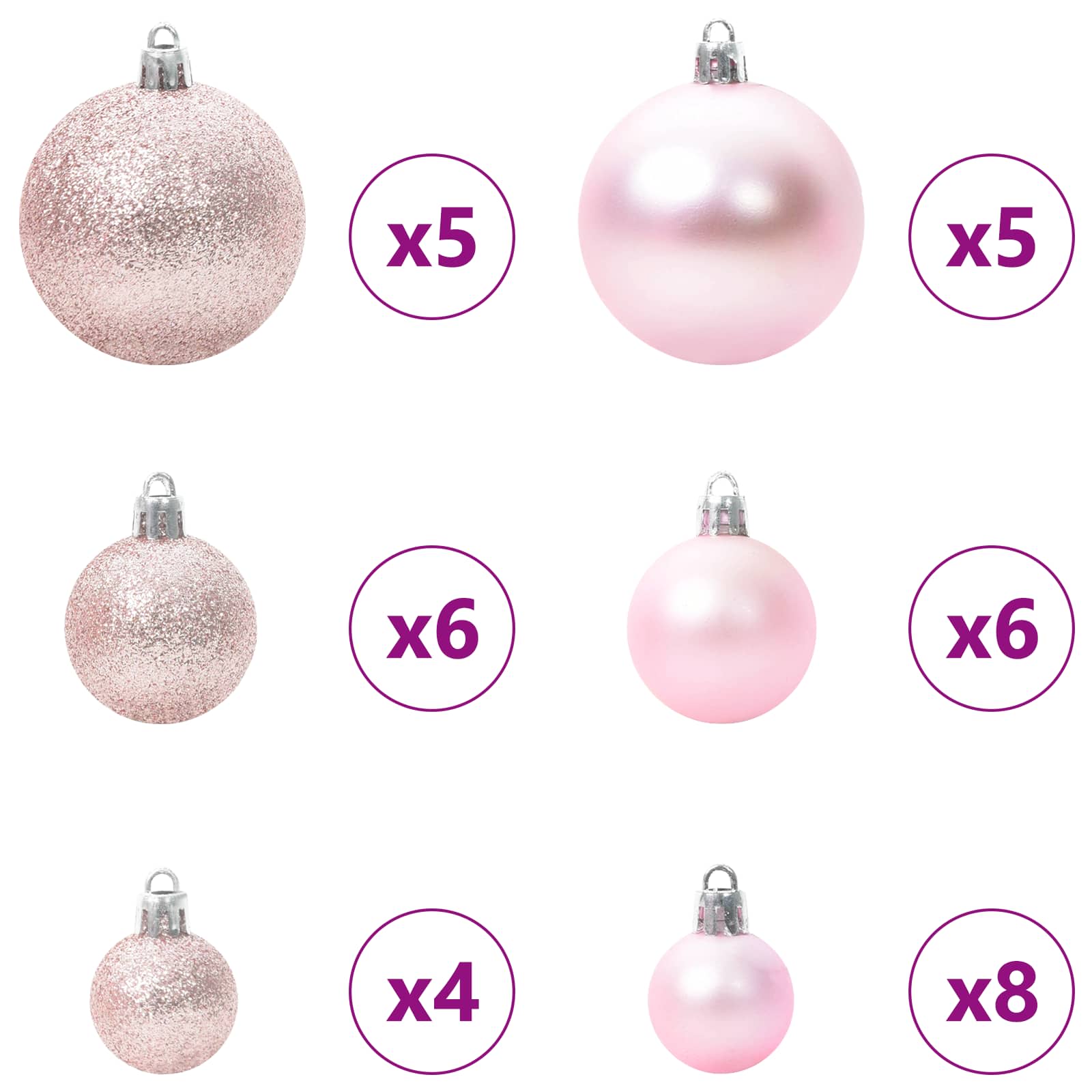 Kunstig Juletre Med 150 Led Med Stativ Hvit 150 Cm Pvc Og Stål