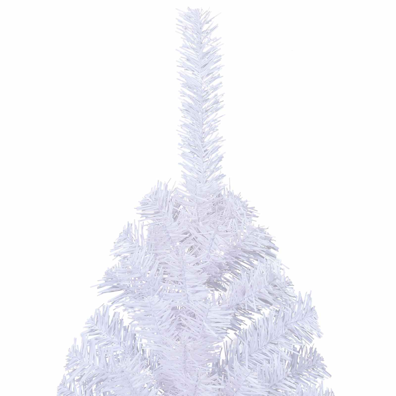 Kunstig Juletre Med 300 Led Med Stativ Hvit 180 Cm Pvc Og Stål