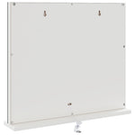 Led Sminkespeil Hvit 50 X 10 X 44 Cm Glass Og Stål