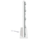 Led Sminkespeil Hvit 50 X 10 X 44 Cm Glass Og Stål