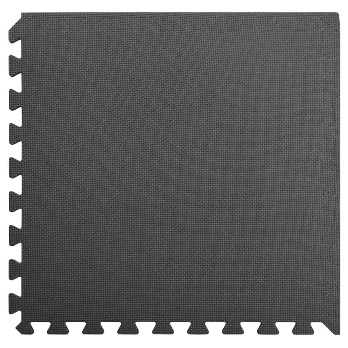 Bassenggrunnmatte 12 Pcs Svart 4,32 ㎡ Eva Skum
