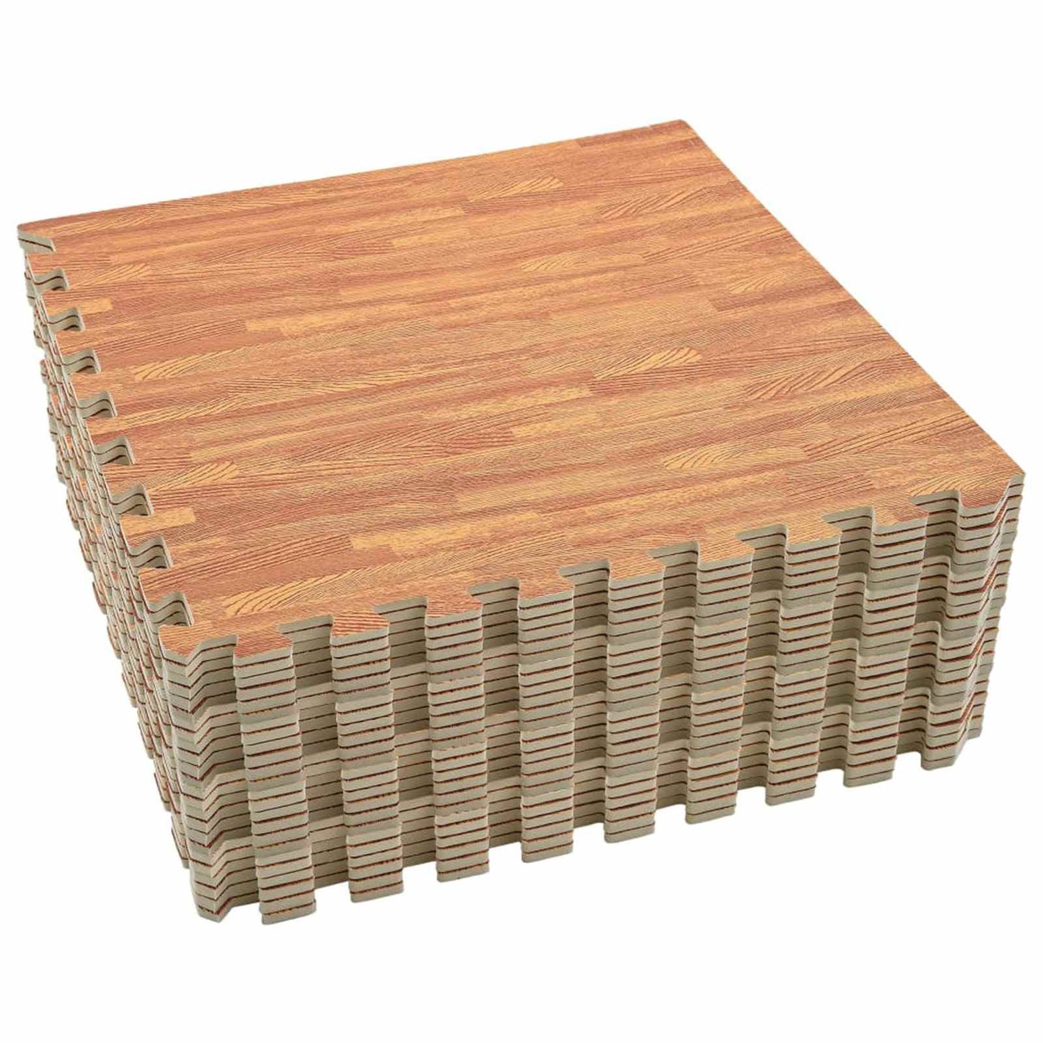 Bassenggrunnmatte 24 Pcs Brun 8,64 ㎡ Eva Skum
