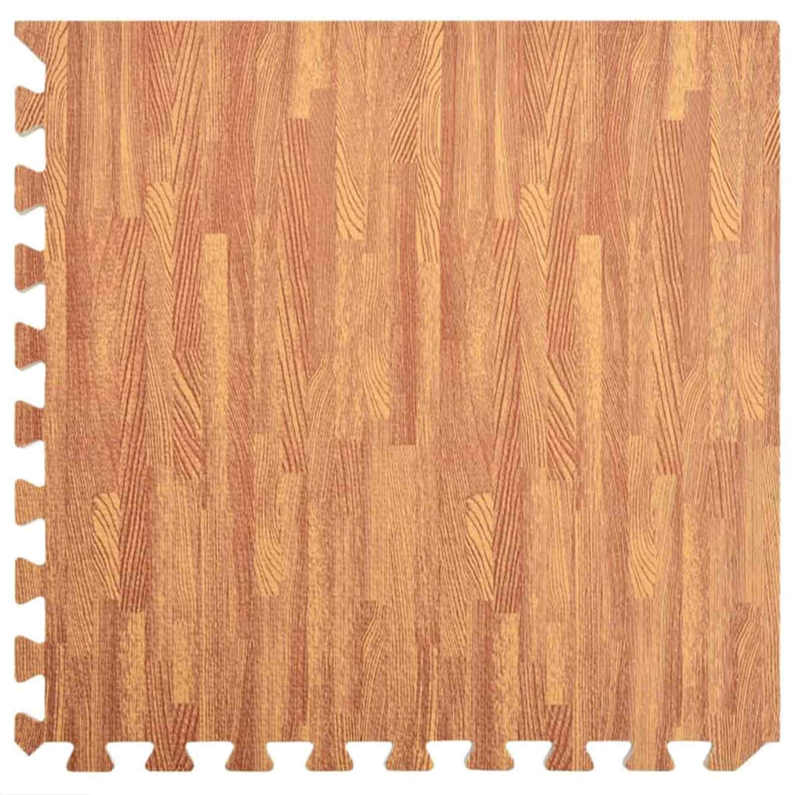 Bassenggrunnmatte 24 Pcs Brun 8,64 ㎡ Eva Skum