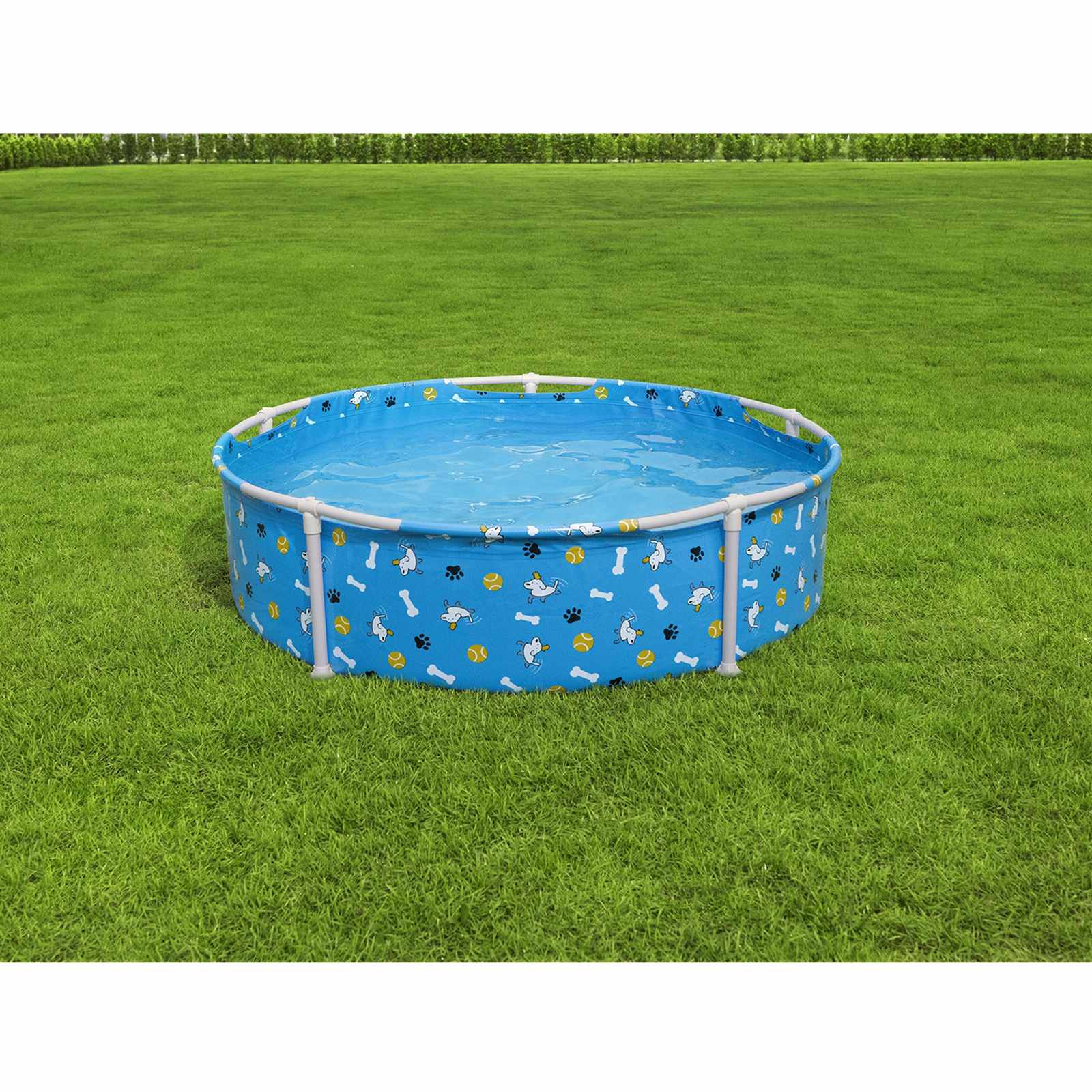 Bestway Badebasseng for kjæledyr over bakken Blå 122 x 30,5 cm