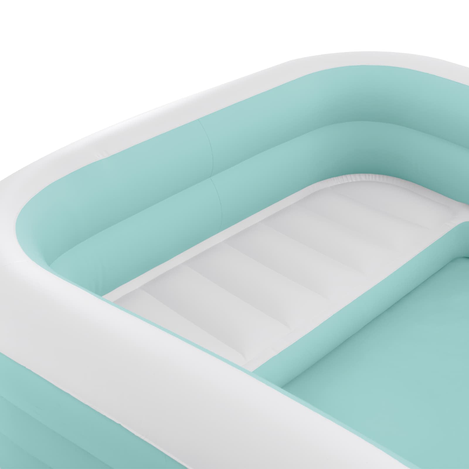 INTEX Bassengloungeflåte INTEX Lys blå og hvit 264 x 165 x 56 cm PVC