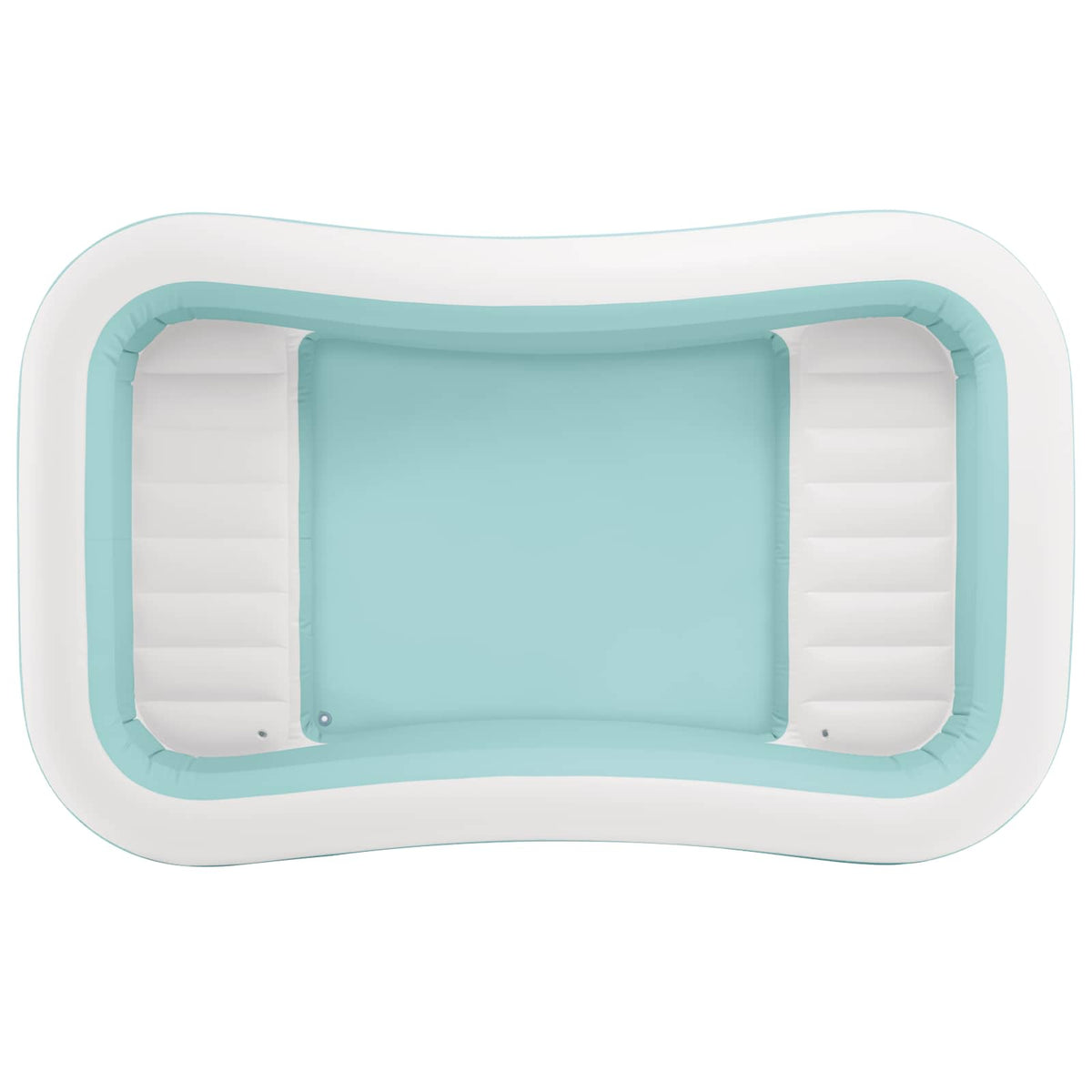 INTEX Bassengloungeflåte Lys blå og hvit 264 x 165 x 56 cm PVC