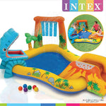 Intex Oppblåsbart basseng Dinosaur Play Center 249x191x109 cm 57444NP