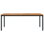 Hagebord 200X90X75 Cm Solid Akasietre Og Metall