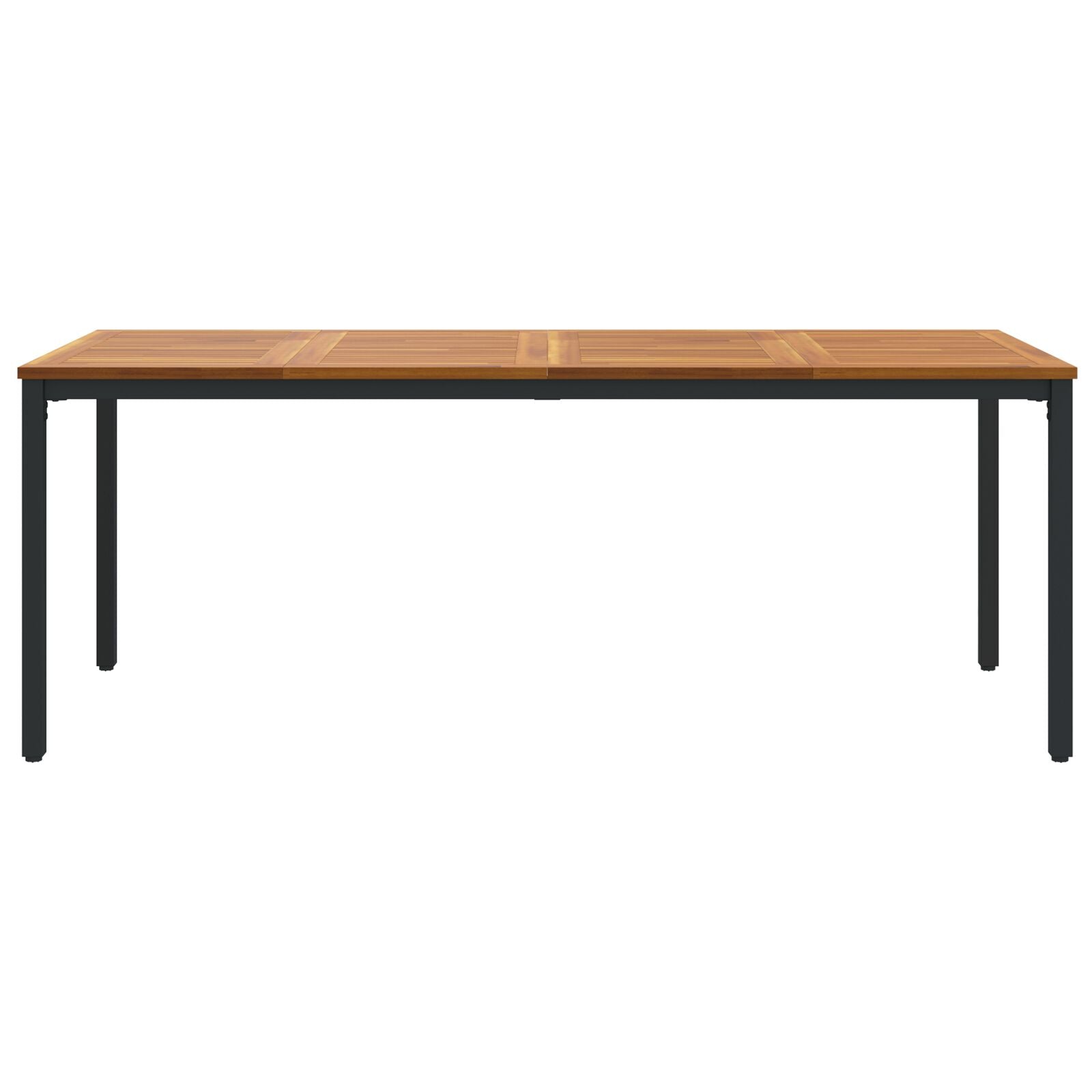 Hagebord 200X90X75 Cm Solid Akasietre Og Metall