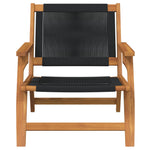 Hagemøbler 2 Stk Svart 67X77X73 Cm Massivt Akasietre