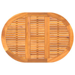 Sammenleggbart Sommerfugl Hagebord 110X60X72 Cm Solid Akasietre Oval