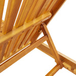 Solseng Med Hjul Og Pute I Taupe Solid Tre