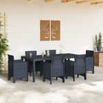 Hagebord Antrasitt 200X100X73 Cm Poly Rattan