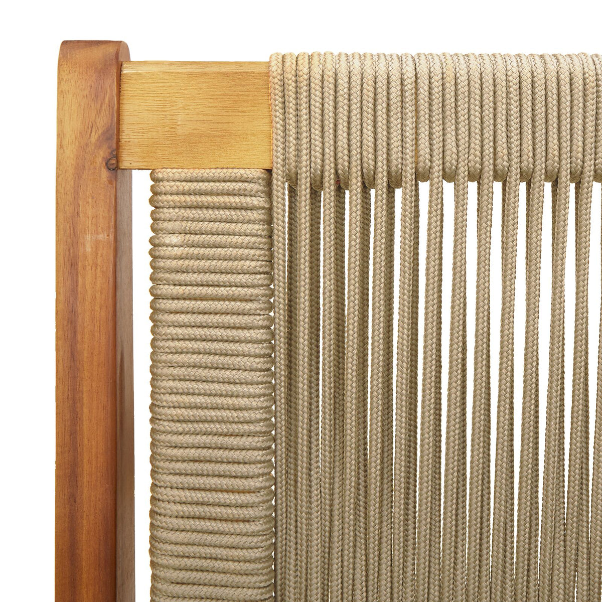 Hagebord 2 Stk Beige 67X77X73 Cm Massivt Akasietre