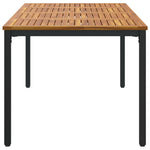 Hagebord 200X90X75 Cm Solid Akasietre Og Metall
