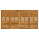 Hagebord 180X90X75 Cm Solid Akasietre Og Metall