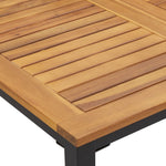 Hagebord 150X90X75 Cm Solid Akasietre Og Metall