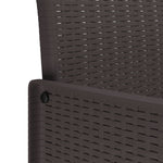 Hagemøbler 4 Stk Brun Poly Rattan