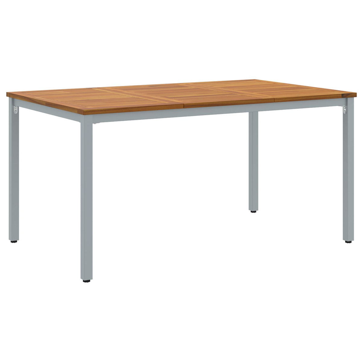 Hagebord 150X90X75 Cm Solid Akasietre Og Metall