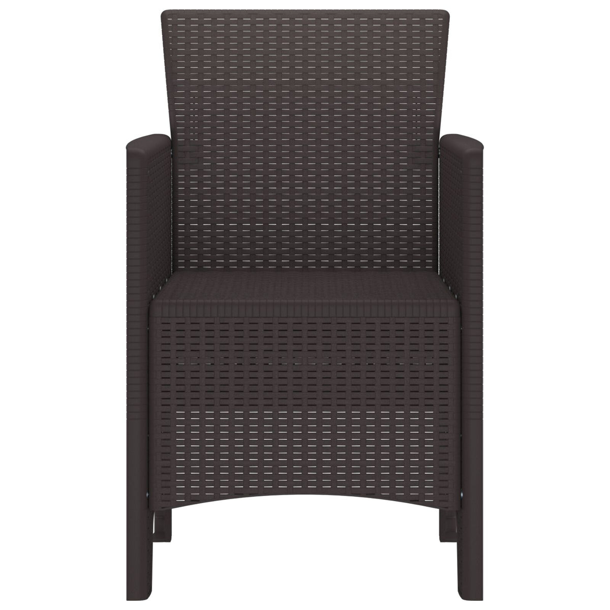 Hagemøbler 4 Stk Brun Poly Rattan