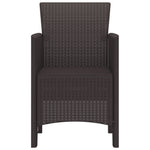 Hagemøbler 4 Stk Brun Poly Rattan