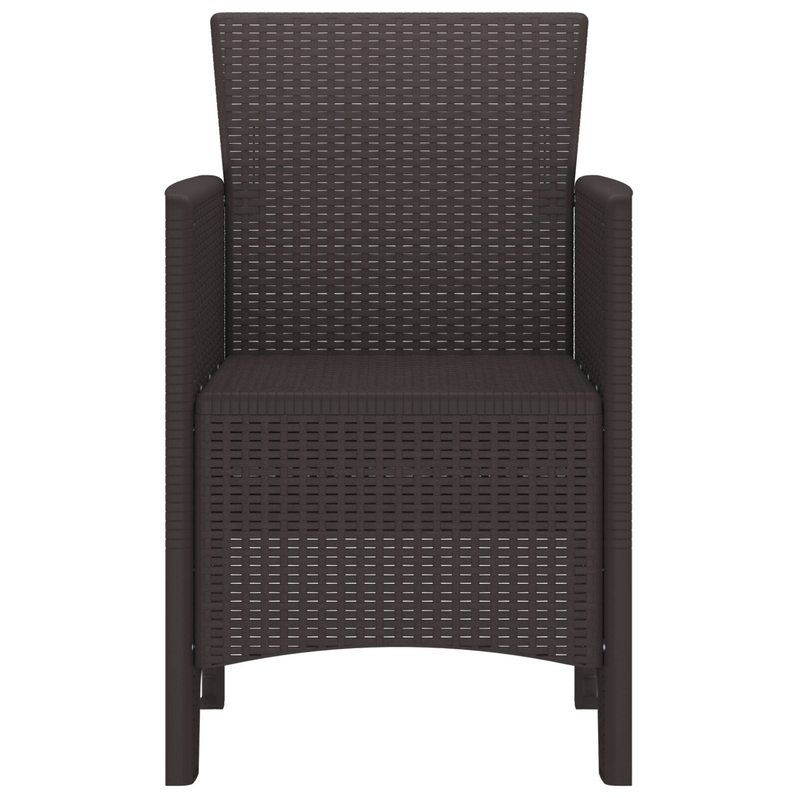 Hagemøbler 4 Stk Brun Poly Rattan