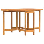 Sammenleggbart Sommerfugl Hagebord 110X60X72 Cm Solid Akasietre Oval