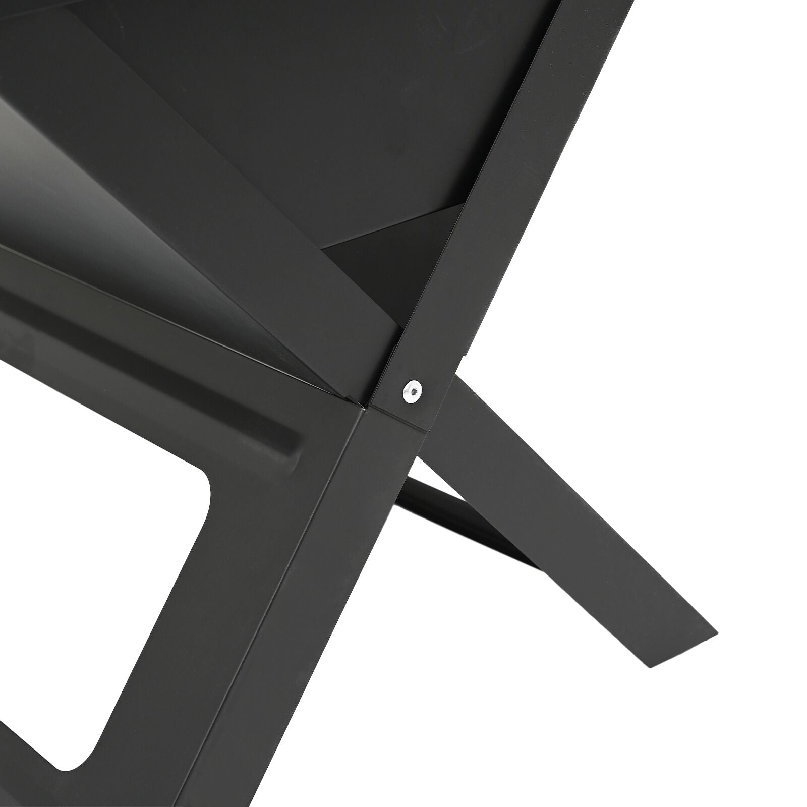 Kull Bbq Grill - Sammenleggbar, Svart, 46X30X31 Cm, Laget Av Stål