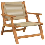 Hagebord 2 Stk Beige 67X77X73 Cm Massivt Akasietre