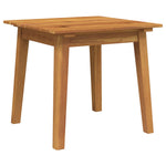 Hagemøbelset Med Bord, 3 Deler, Svart, Solid Akasietre