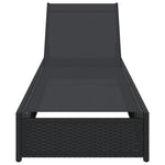Solseng Svart 60X200X27 Cm Poly Rattan