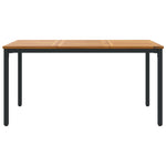Hagebord 150X90X75 Cm Solid Akasietre Og Metall