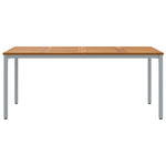 Hagebord 180X90X75 Cm Solid Akasietre Og Metall