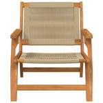 Hagebord 2 Stk Beige 67X77X73 Cm Massivt Akasietre