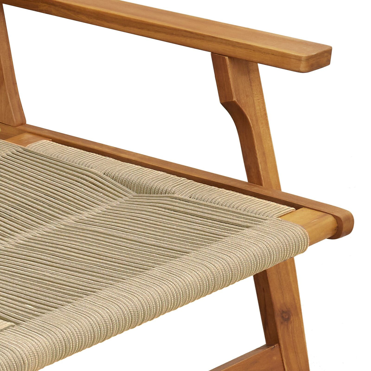 Hagebord 2 Stk Beige 67X77X73 Cm Massivt Akasietre