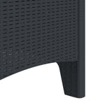 Hagestol Sett Med 2 Antrasitt, Kremhvit Plastrotting Standard