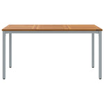 Hagebord 150X90X75 Cm Solid Akasietre Og Metall