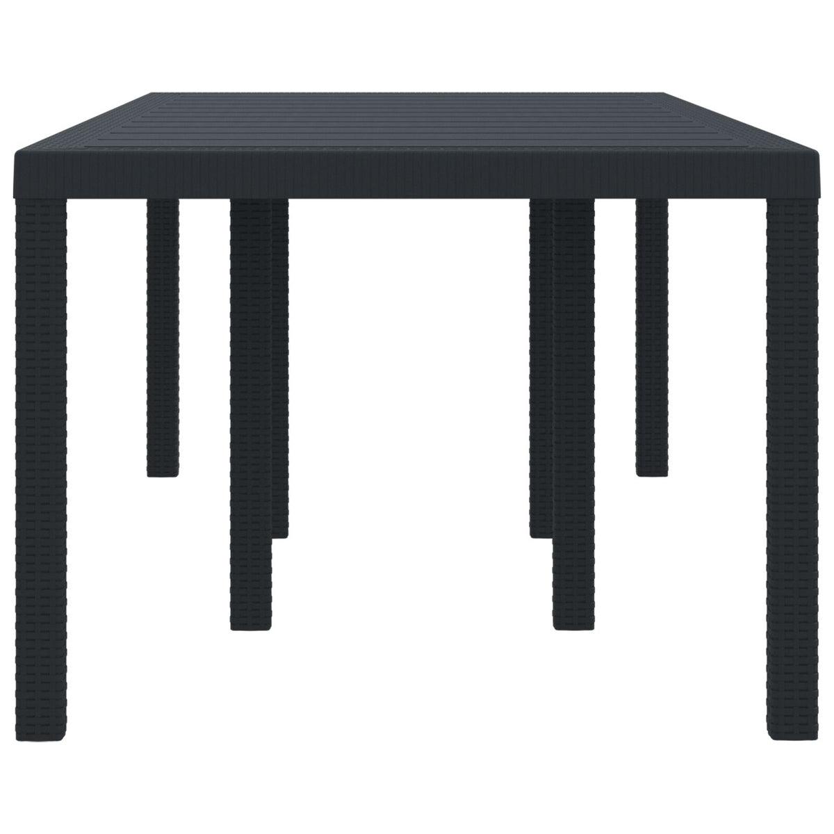 Hagebord Antrasitt 200X100X73 Cm Poly Rattan