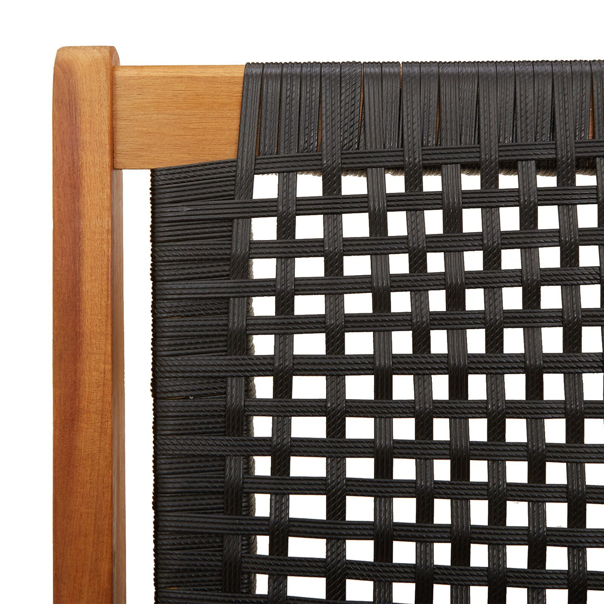 Hagemøbler 2 Stk Svart 76X67X73,5 Cm Massivt Akasietre