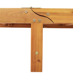 Solseng Med Hjul Og Pute I Taupe Solid Tre