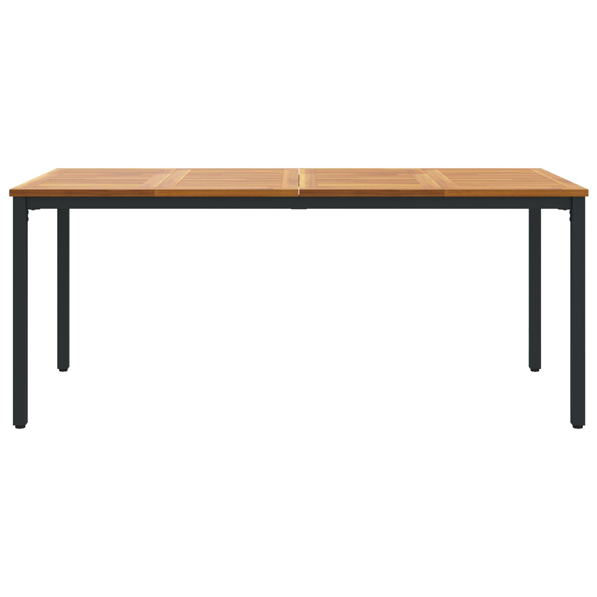 Hagebord 180X90X75 Cm Solid Akasietre Og Metall