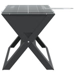 Kull Bbq Grill - Sammenleggbar, Svart, 46X30X31 Cm, Laget Av Stål