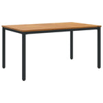 Hagebord 150X90X75 Cm Solid Akasietre Og Metall
