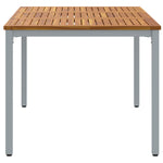 Hagebord 150X90X75 Cm Solid Akasietre Og Metall