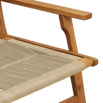 Hagebenk Beige 76X122X73 Cm Solid Akasietre