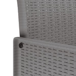 Hage Stol Set Of 2 Lysegrå, Antrasitt Polypropylen Standard