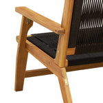 Hagemøbler 2 Stk Svart 67X77X73 Cm Massivt Akasietre