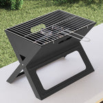 Kull Bbq Grill - Sammenleggbar, Svart, 46X30X31 Cm, Laget Av Stål