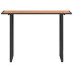 Hagebord Brunt 100X55X70 Cm Dpc Og Stål