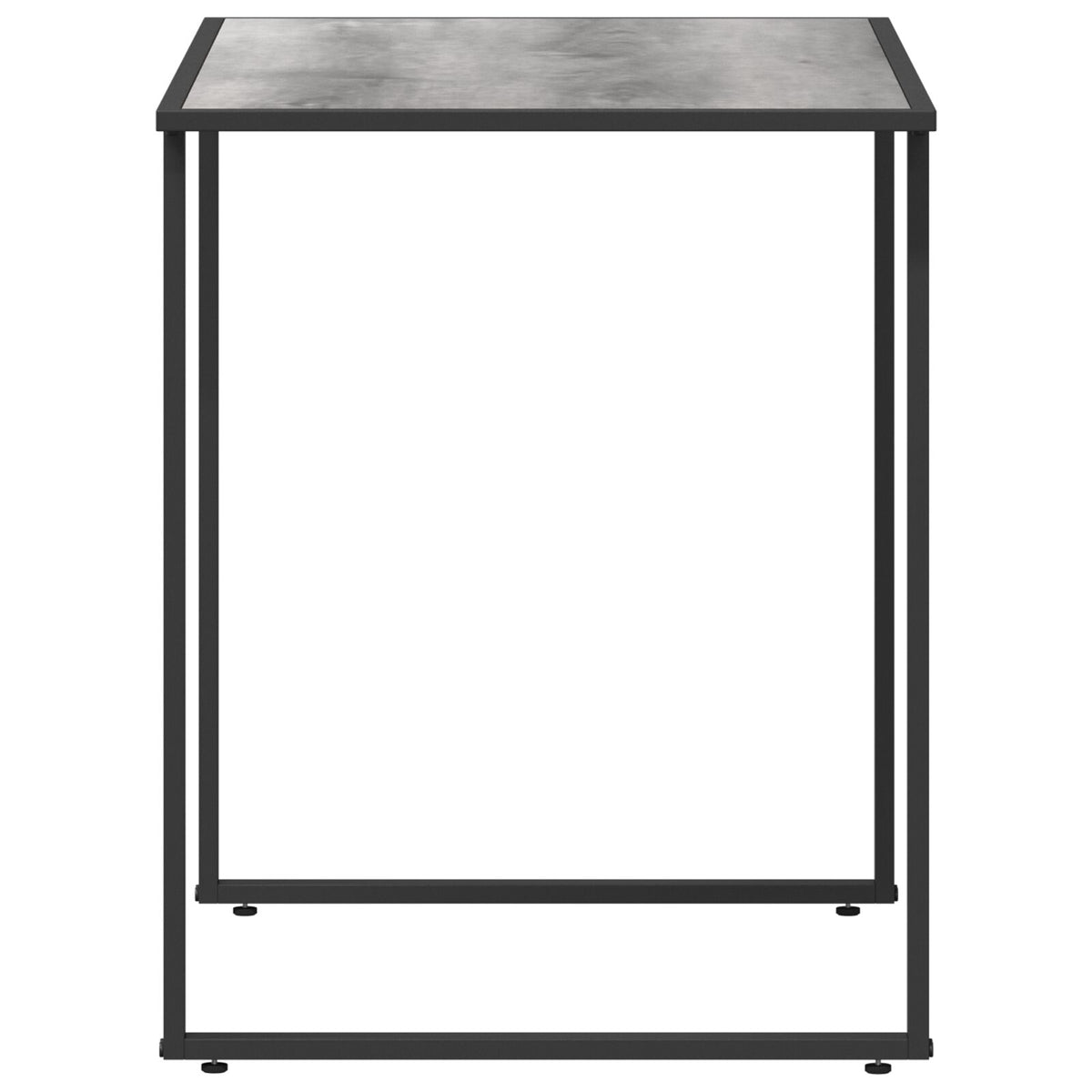 Hagebord Grå 100X55X70 Cm Dpc Og Stål